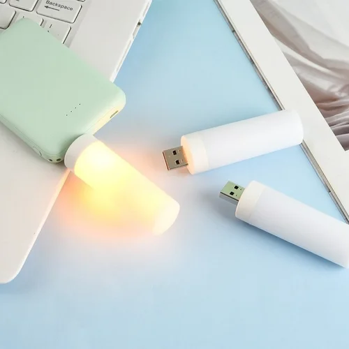 USB 플러그 램프 작은 LED 야간 조명 컴퓨터 모바일 전원 충전 미니 책 램프 LED 눈 보호 광장 독서 빛 3