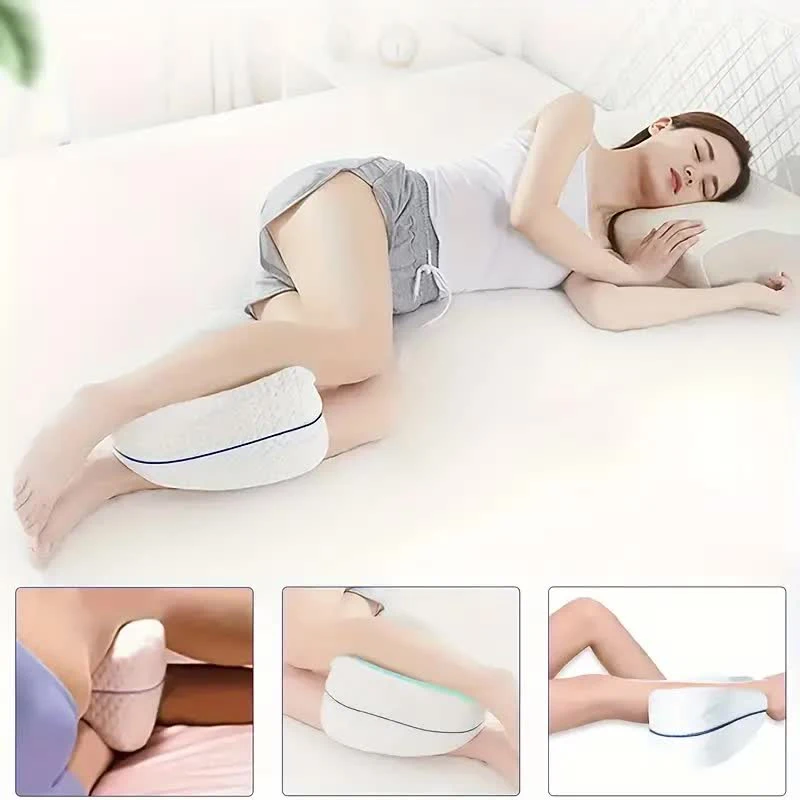 leg pillow Body Memory Cotton Leg Pillow Home Foam Pillow Sleeping Orthopedic Sciatica Back Hip Joint Pain Relief Thigh Leg Pad Cushion
