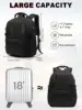 50L Extra Large Laptop Backpack with USB Charging, Travel Backpack for Men Women, Carry Backpack 17inch Black Executive Work Bag 4