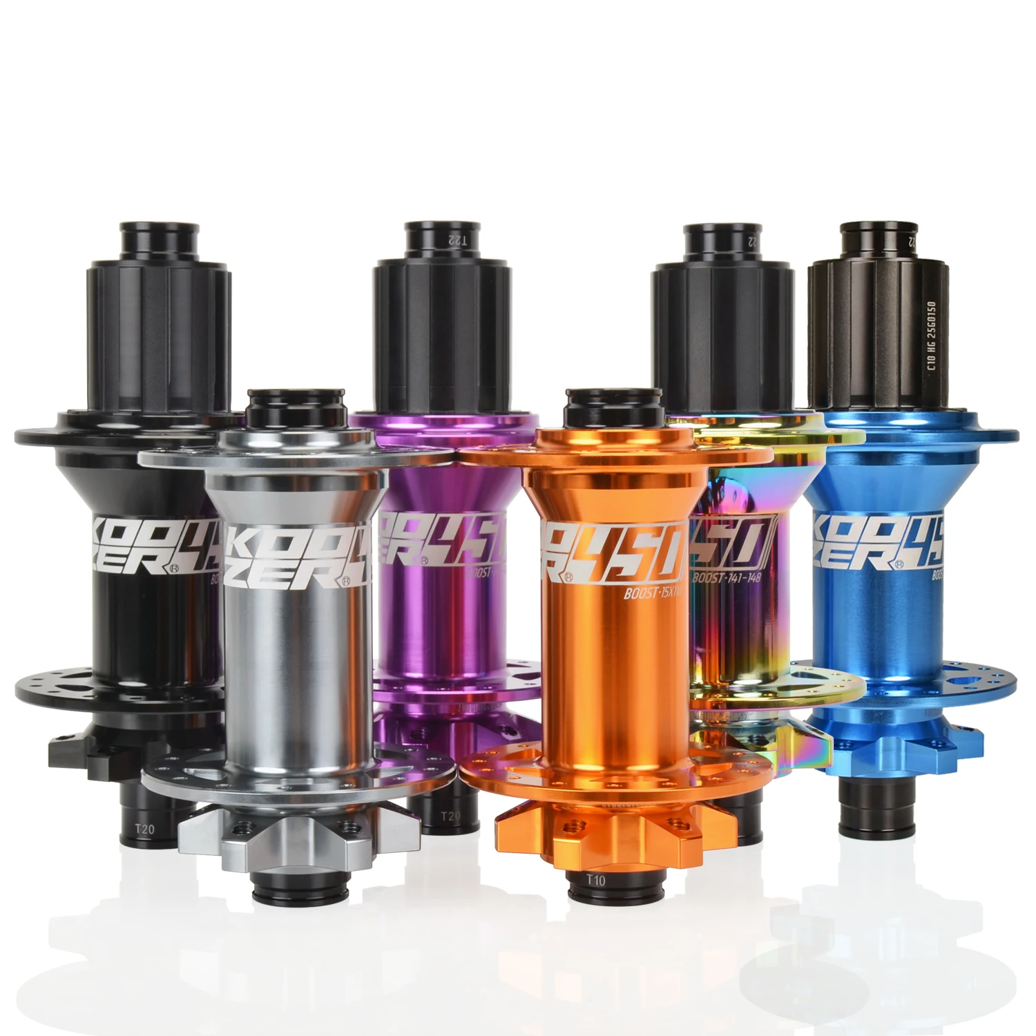 Koozer 450 boost hub hg xd ms 8 9 10 12s 28h 32 furos CR-MO eixo