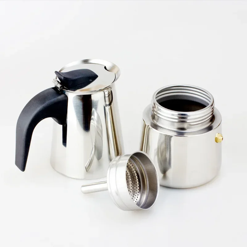 Coffee Pot Induction Coffee Pots Espresso Maker Stainless Steel Stovetop Coffee Moka Pot Maker Pot Suitable for Home Camping espresso coffee maker coffee maker espresso maker