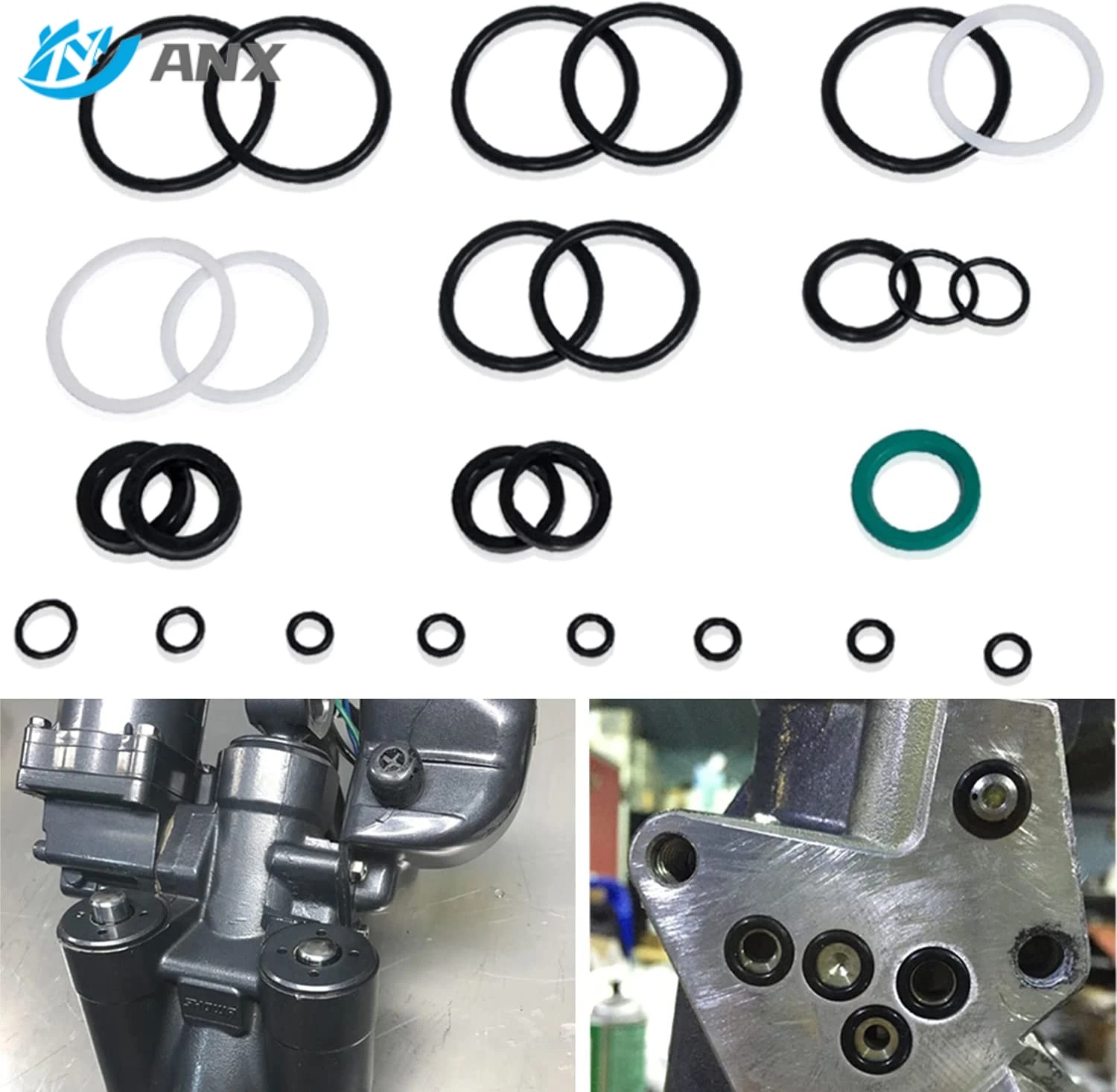 

115225FS Seal Kit Trim/Tilt Cap & Cylinder for Yamaha 1997-Up 115HP 150HP 175HP 200HP (Some 225HP 250HP) For Showa Tool Kits Set