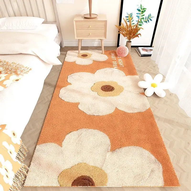 VIKAMA Bedroom Bedside Rug in Bedroom