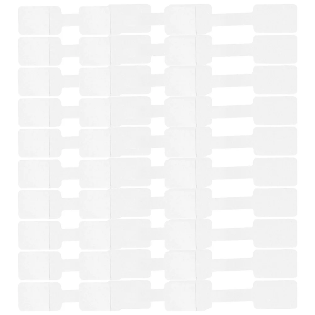

100 Pcs White Cable Label Self-adhesive Cord Labels Sticker Paper for School Colorful Tags