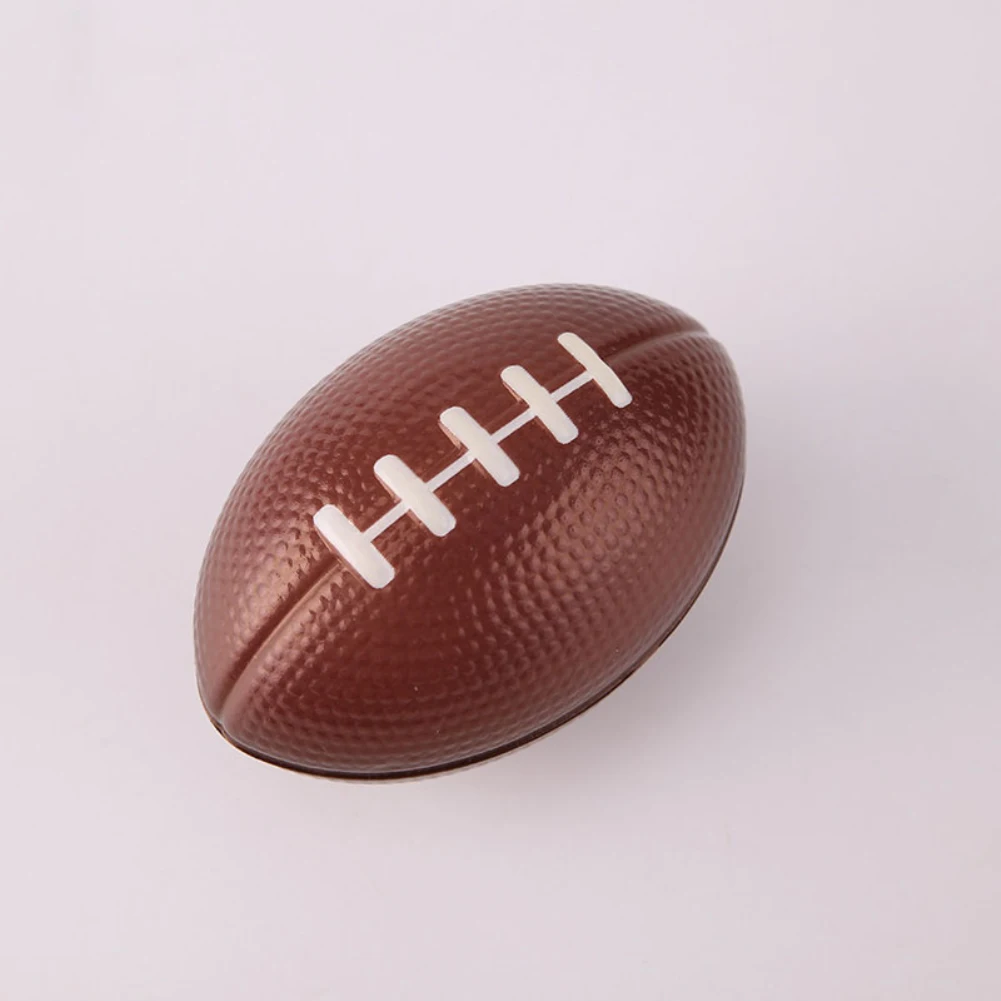 12Pcs Mini Foam Rugby Non-inflatable Ball for Children Game Ball Small American Football Child Toys Anti-stress Soccer Squeeze rugby ball