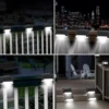 4 Solar LED Bright Deck Lights Garden Light Deck Lamp Solar Stairs Light 5