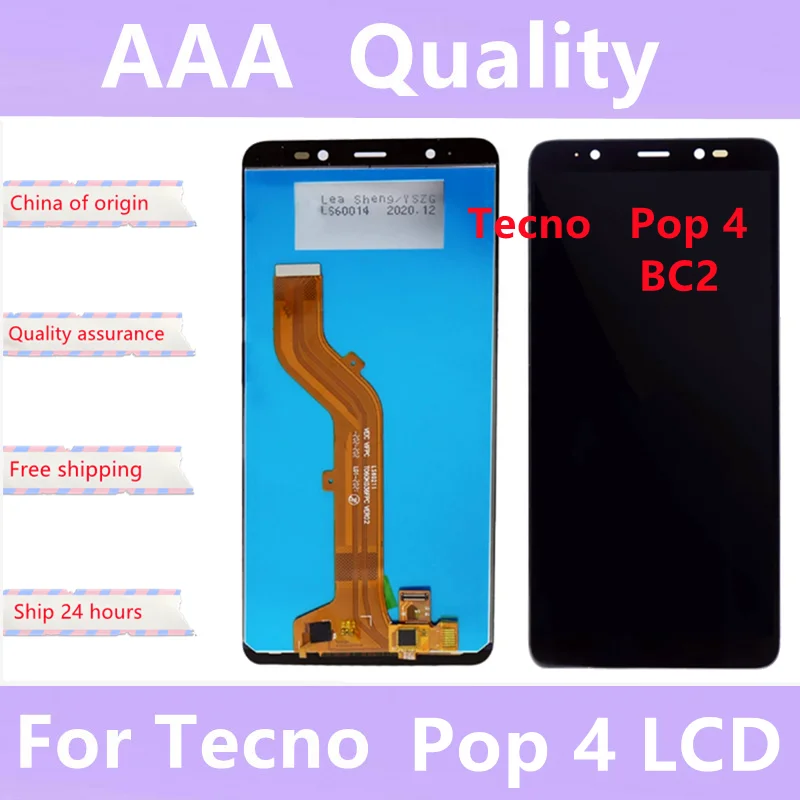 

For infinix Tecno POP 4 BC2 LCD Display Touch Screen Digitizer Assembly For infinix Tecno POP 4 BC2 lcd Replacement Display