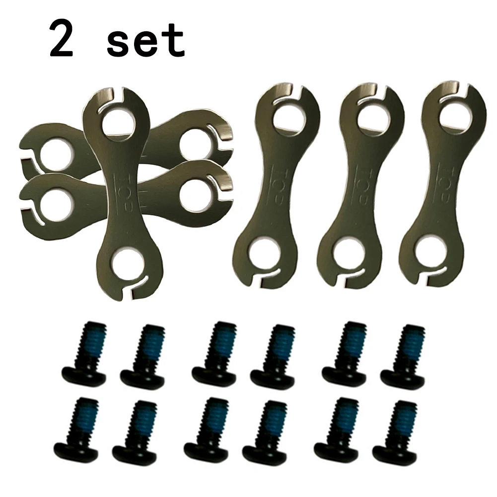 

Locking Plates Rotor Bolt For RT56 RT66 MTB Silver T25 Bolt Torx T25 Head Y8KT98010 Disc Brake Easy To Install