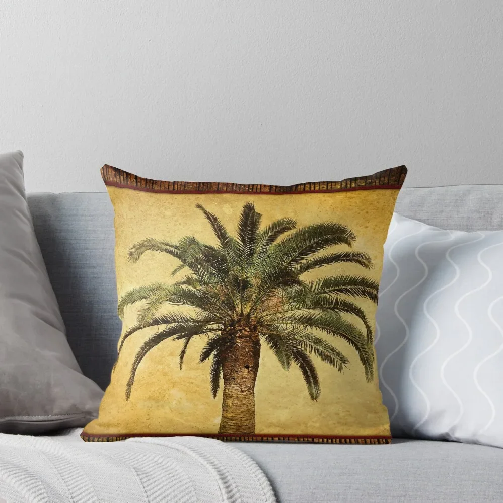 

Tropical Retro Palm Tree Vintage Hawaiian Palms Throw Pillow christmas cushions covers Sofas Covers Sofa Cushions Covers