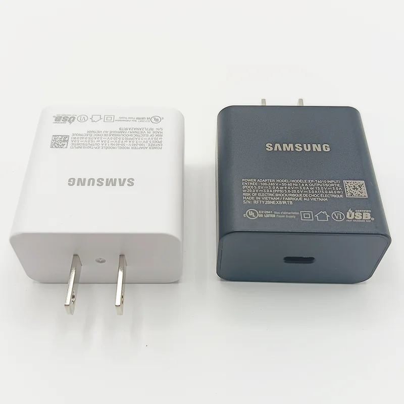 Samsung 60W US Plug Charger - Original PD Super Fast Charging Adapter