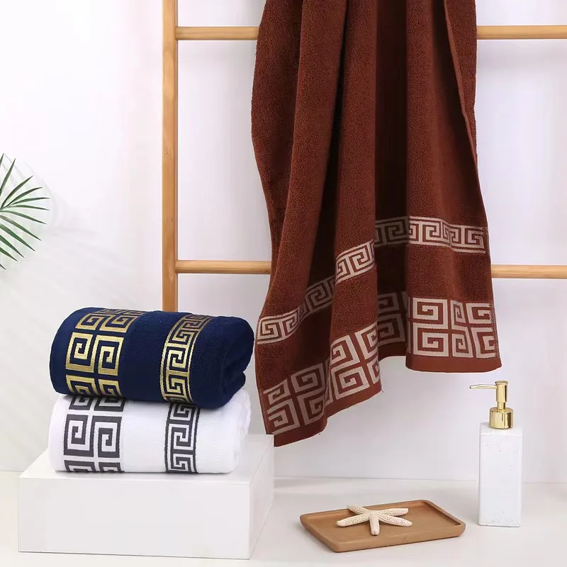70x140cm Cotton Bathroom Big Towel Cover Oversized Embroidered Luxury Shower Towel Cover Gift Towels cotton towel bath towels
