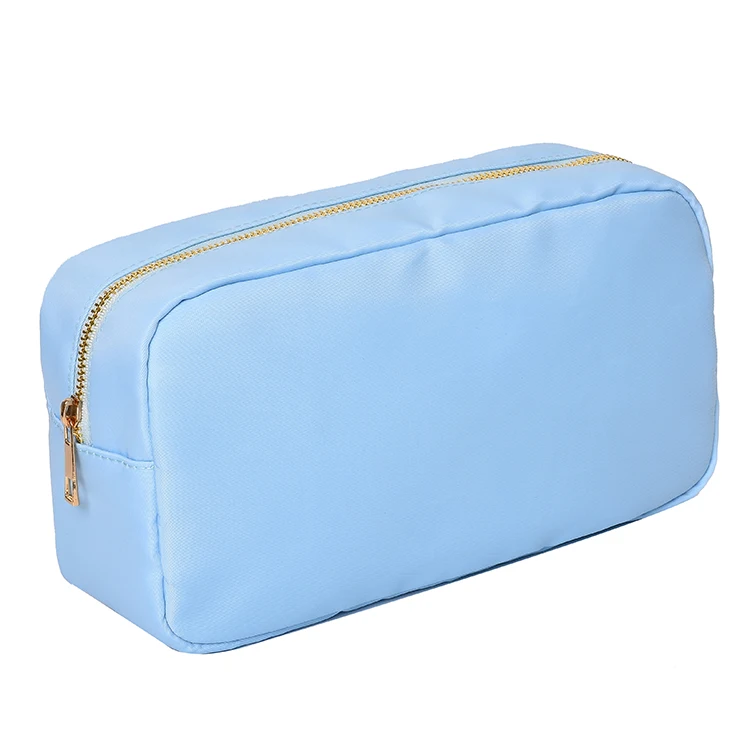 New Waterproof Nylon Durable Toiletry Bag Cosmetic Bag Solid Color Female Makeup Bag Travel Toiletry Beauty Makeup Bag Organizer 6