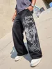 2025 New American Style Men's Pants Spring Autumn Anime Attack on Titan Print Jogger Cotton Loose Wide Leg Straight Pants 1
