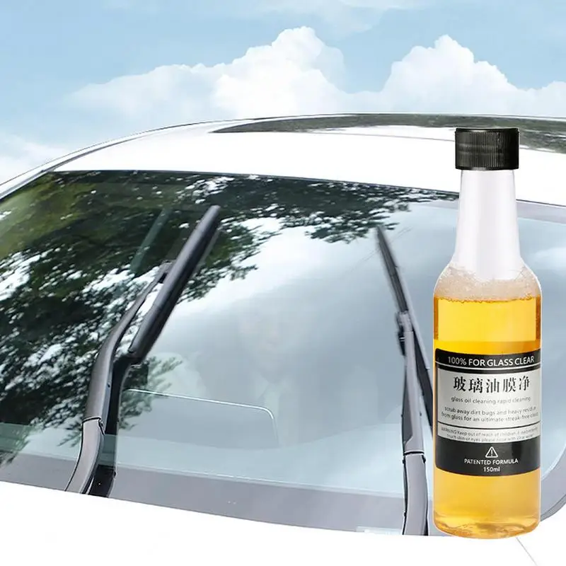 

Car Glass Oil Film Remover Deep Cleaning Polishing Glass Cleaner Tool Car Window Front Windshield Coatings Agent To Clear Glass