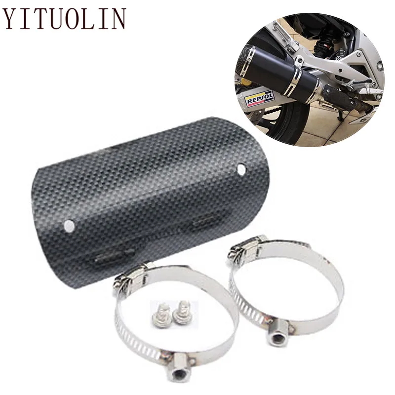 Copertura Del Pannello Isolante Del Silenziatore Di Scarico Del Motociclo Per Honda Biz 125 Vfr 1200 Cg 125 Xr250 Muslimcbr 1000Rr Sh 300