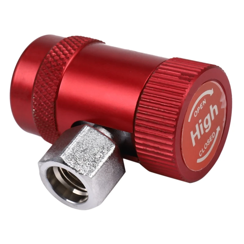 AUTO -Car Auto AC High / Low Side R1234yf Quick Couplers Adapters Conversion Kit With Manual Couplers