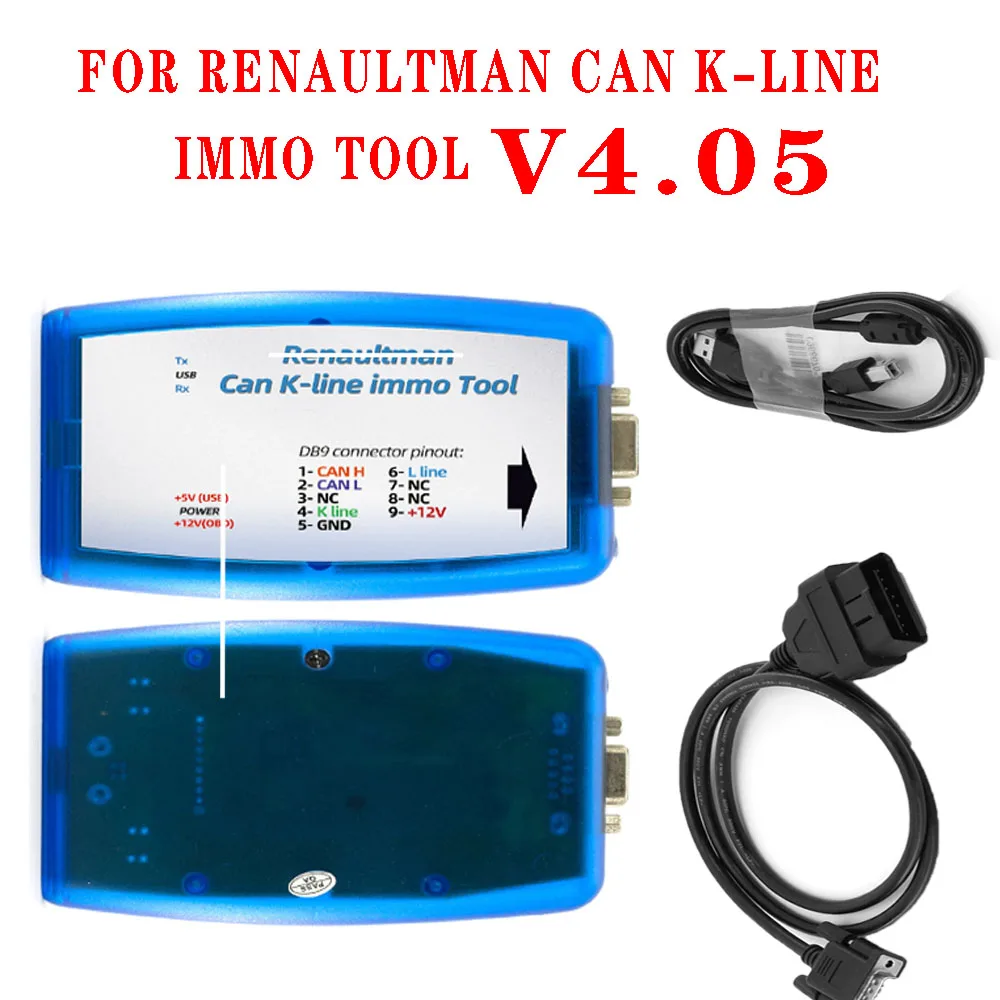 Programmatore Ecu Automatico Per Renaultman C-An K-Line Immo Tool V4.04 Supporto Per Renault C-An K-Line Immo Tool Obd2R W Eeprom
