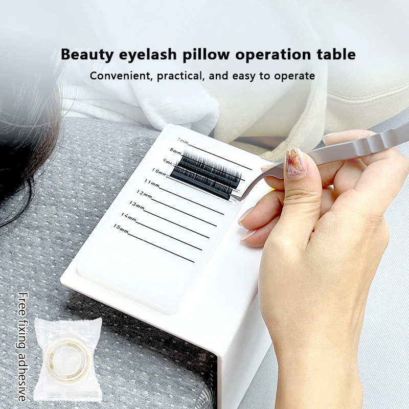 

Eyelash Pillow Console Eyelash Extension Stand For Eyelash Salon Reusable Convenient Portable Console Eyelash Pad Glue Holder