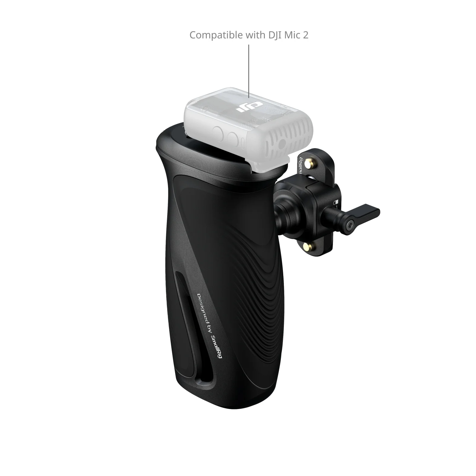 Rotating NATO Side Handle with 1/4 Screws NATO Clamp 360 Adjustment Handgrip for