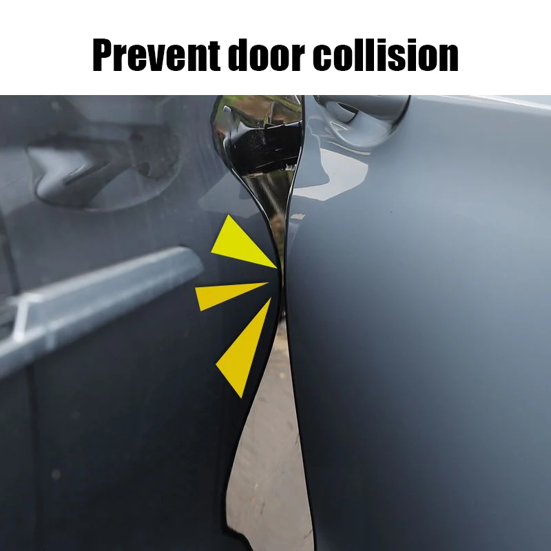 Car Door Protector Strips 5M Transparent Car Door Edge Rubber Scratch Protector Adhesive Side Doors Moldings