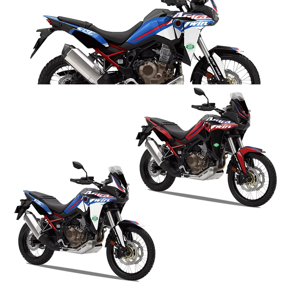 For Honda Africa Twin CRF1100L 2020 2021 2022 2023 Motorcycle Full Fairing Protection Decal Graphics Kit Stickers