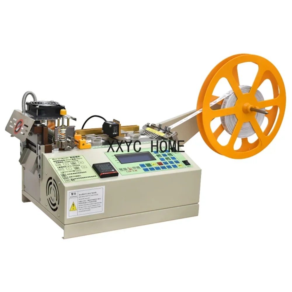 

120 Electronic Eye Cold and Hot Cutting Infrared Positioning Trademark Cutting Machine Trademark Tape Woven Label Cloth Label