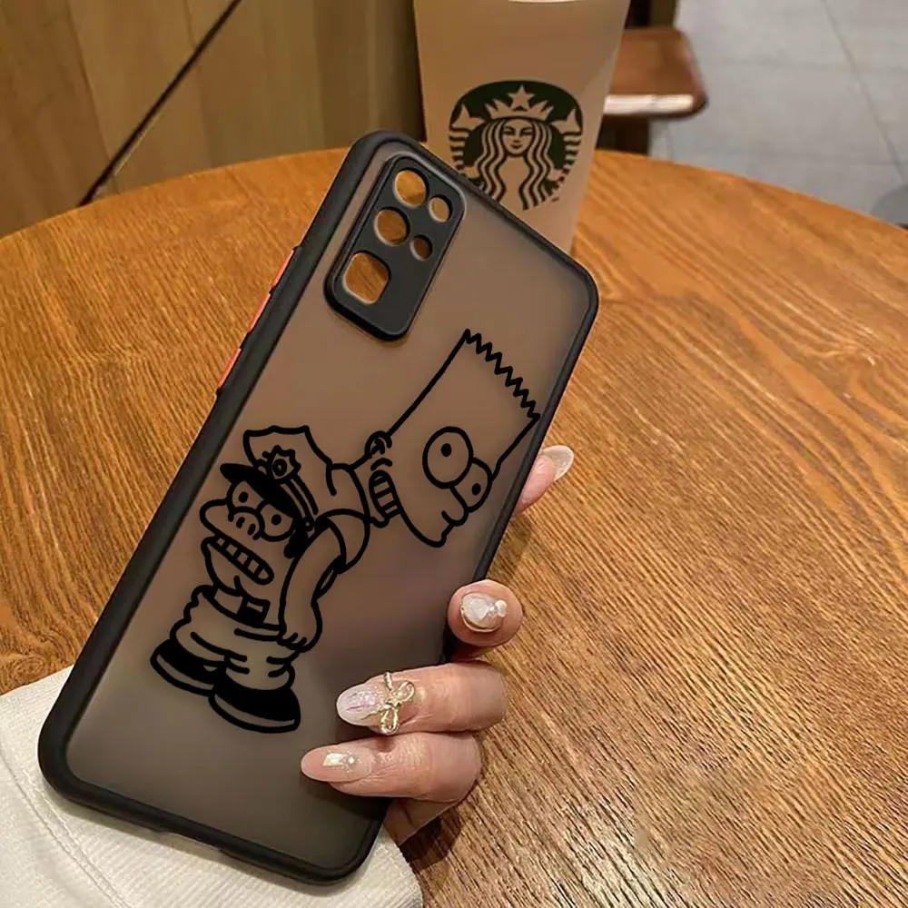 thumbnail image 1 of Matte Case for HONOR 70 50 30S 30 20 8X 9A 9X PLAY 4T X7 X9 X10 5G V40 Case Cover Funda Coque Capa Shell Movie The S-Simpsons-S, 1 of 5