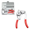 Hand-Held Power Punch Kit Carbon Steel Iron Plastic Hole Punch Pliers Puncher Kit For Stainless Steel Aluminum Leather 6