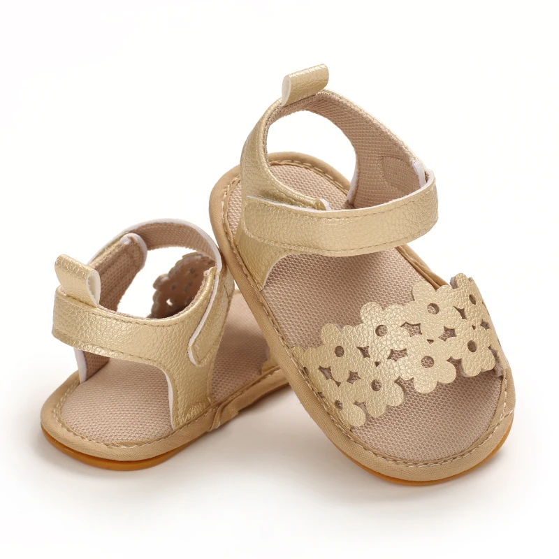 Baby Walking Shoes Golden Baby First Walkers Shoes Gold Princess Shoes Comfortable Soft Soled Non Slip Walking Shoes Pre-Walkers