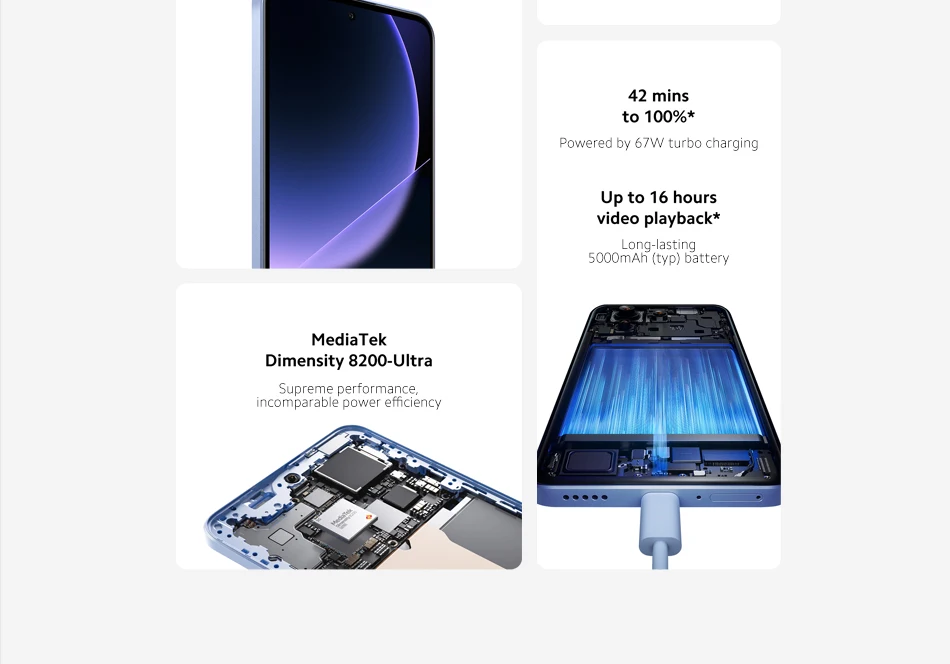 Global Version Xiaomi 13T 5G MTK Dimensity 8200-Ultra 144Hz 6.67