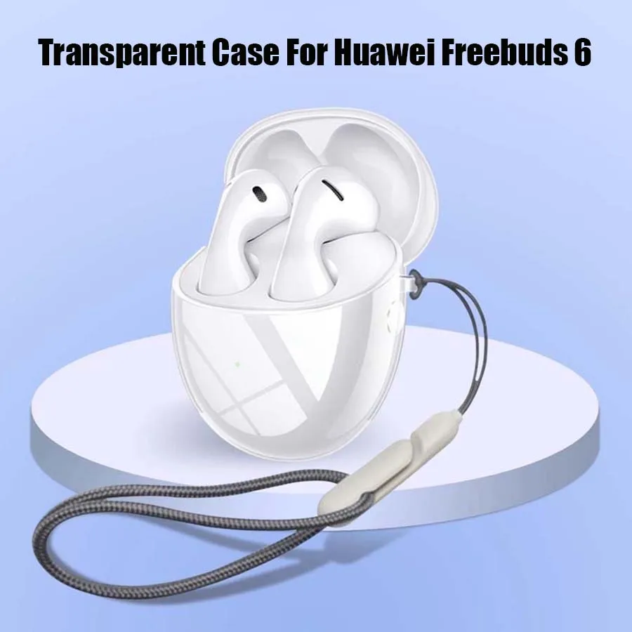 Transparent Protective TPU Case for Wireless Earbuds