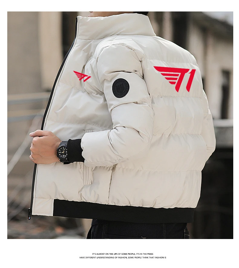 2024 winter men's standing collar windproof leather coat with zipper, warm coat, fashionable hanger, outdoor entertainment.