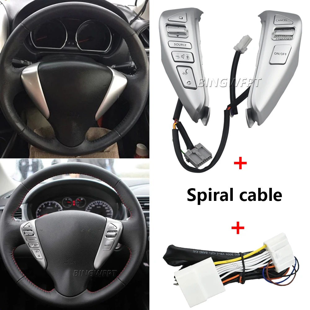 STEERINGWHEELCRUISECONTROLBLUETOOTHSWITCHWITHCABLEforNISSAN