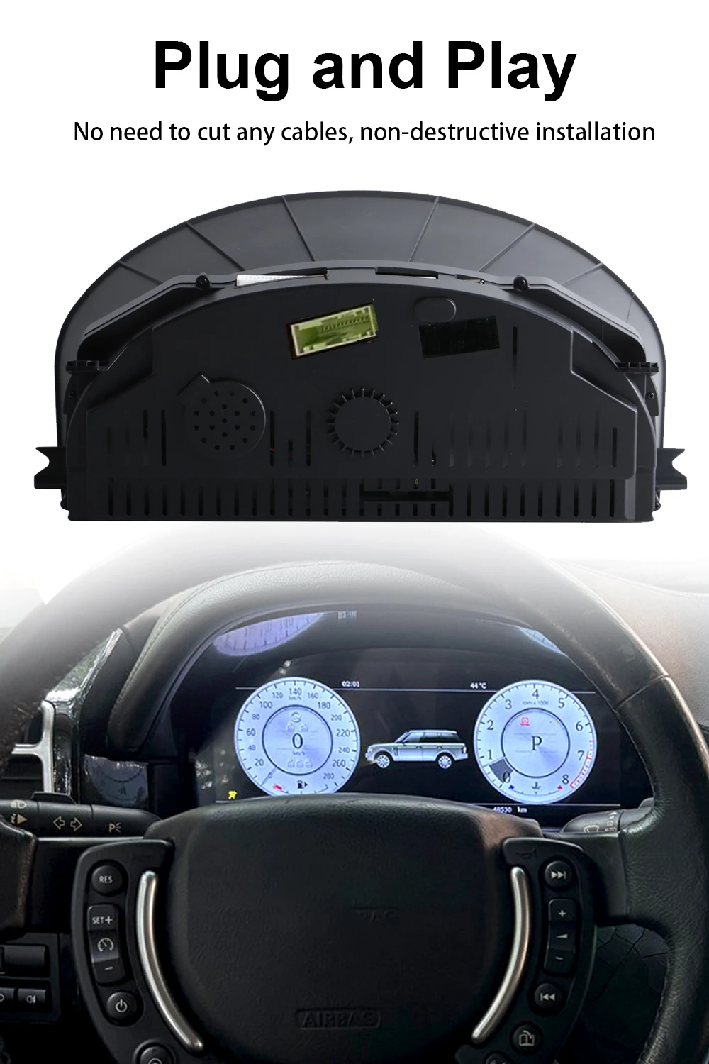 Digital Cluster Dashboard For Land Rover Range Rove V8 2002-2012 Speedometer Wi