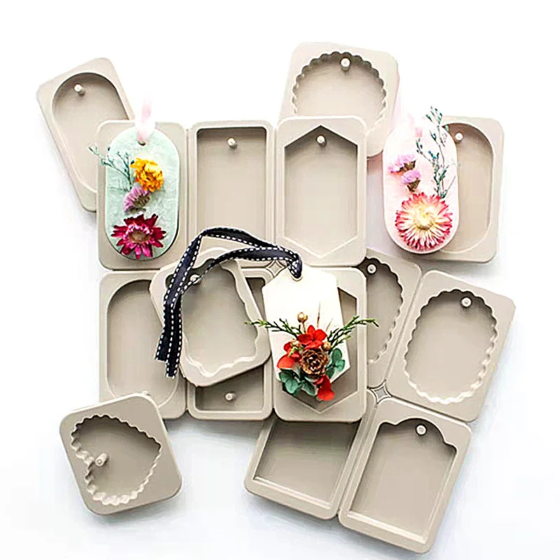 

Epoxy Silicone Mold DIY Resin Aromatherapy Tablet Mold Flower Soap Molds For Soap Making Hanging Ornaments Wax Mold Fun Gifts
