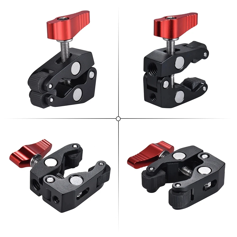 Description Picture 2 of itemMulti-function Ball Head Super Clamp Ball Mount Clamp Magic Arm for GPS Phone Monitor Video Light Super Clamp with 1/4 Thread