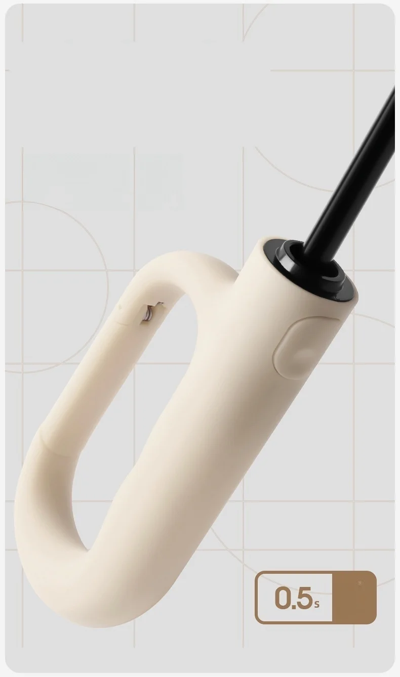 Extra Large 12-Bone Fully Automatic Folding Umbrella – Windproof Portable Rain Umbrella with Dual-Use Reverse Design & Black Glue UV Protection