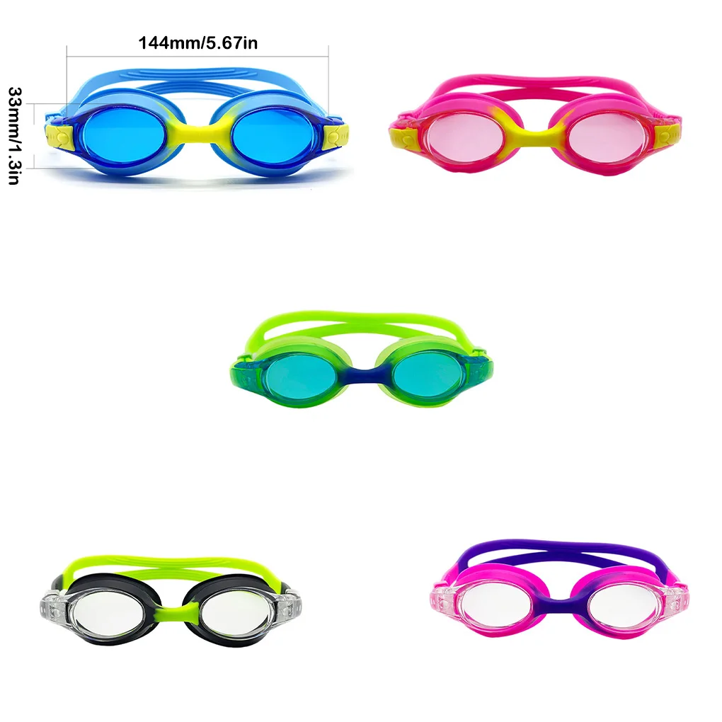 Professional Children Swimming Adjustable Goggles Boys Girls Pool Fog Proof Glasses Eyeglasses Sports Gear Accessories