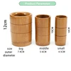 Bamboo cups for Traditional Chinese Cupping Set Body Therapy Cellulite Kit Carbonized Bamboo Suction Cups Acupuncture Massage 6