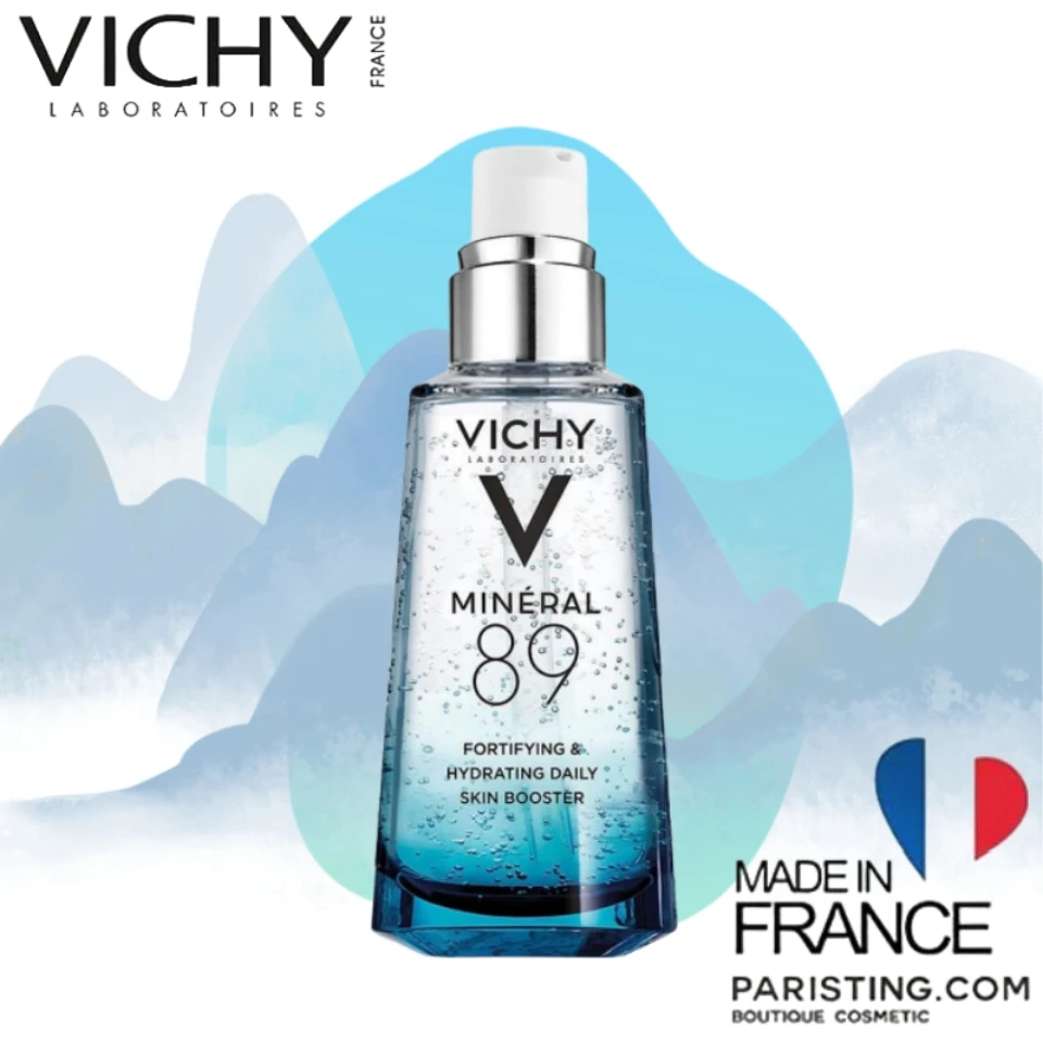 

Vichy Mineral 89 Facial Serum Repair Skin Barrier Hyaluronic Acid Moisturizing Smoothening Suitable for Sensitive Dry Skin 50ml