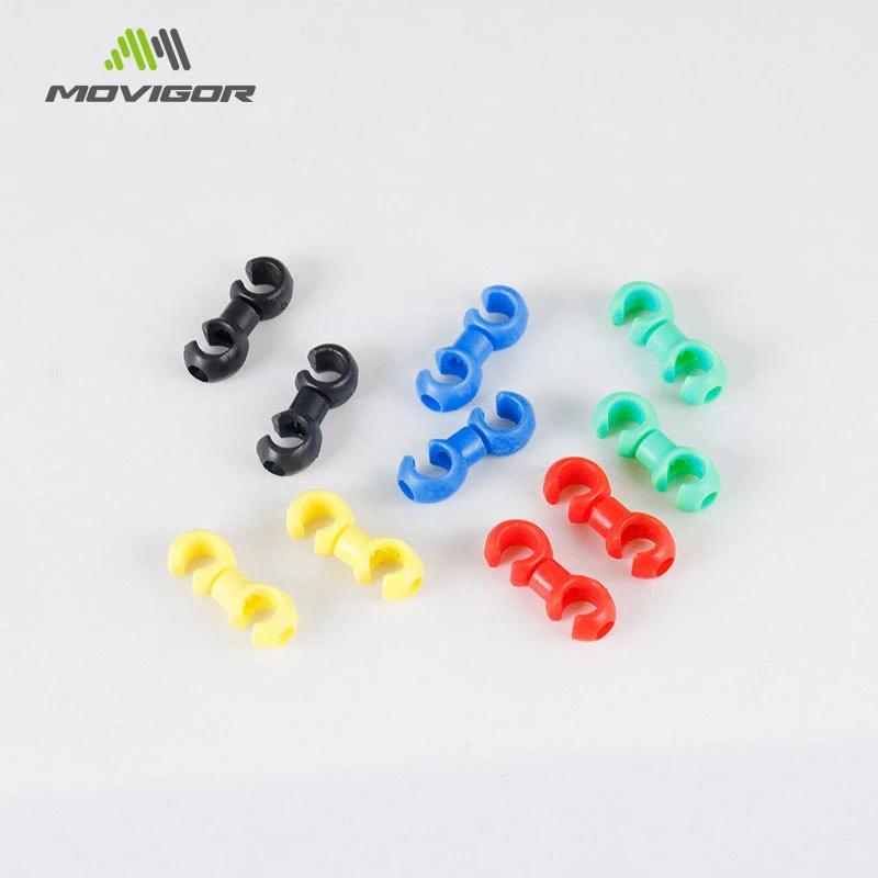 ISpchen 10 PCS Clip Per Cavi Per Bici,Fermacavo Per Bicicletta Morsetto