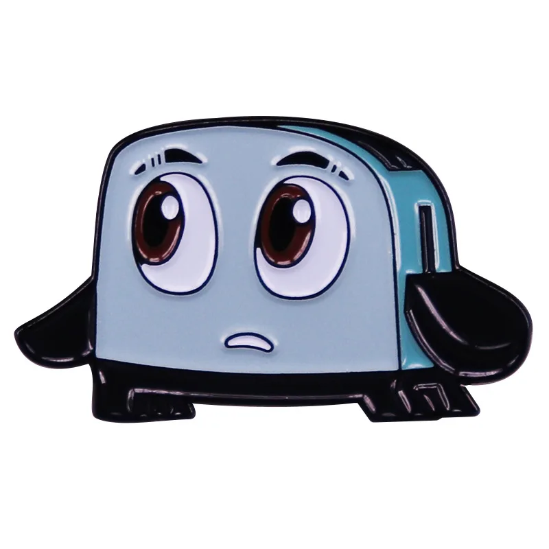 

A1843 Brave little toaster Badges Cute Stuff Manga Enamel Pin Brooch for Clothes Lapel Pins Jewelry Backpack Accessories Gift