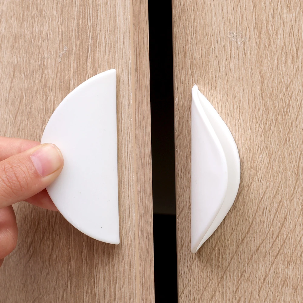 Wardrobe Door Pulls Self Adhered Furniture Drawer Knob Handle Home Bathroom Kitchen Window Long Cabinet Closet Knob furniture handles kitchen door handles ball lever knob