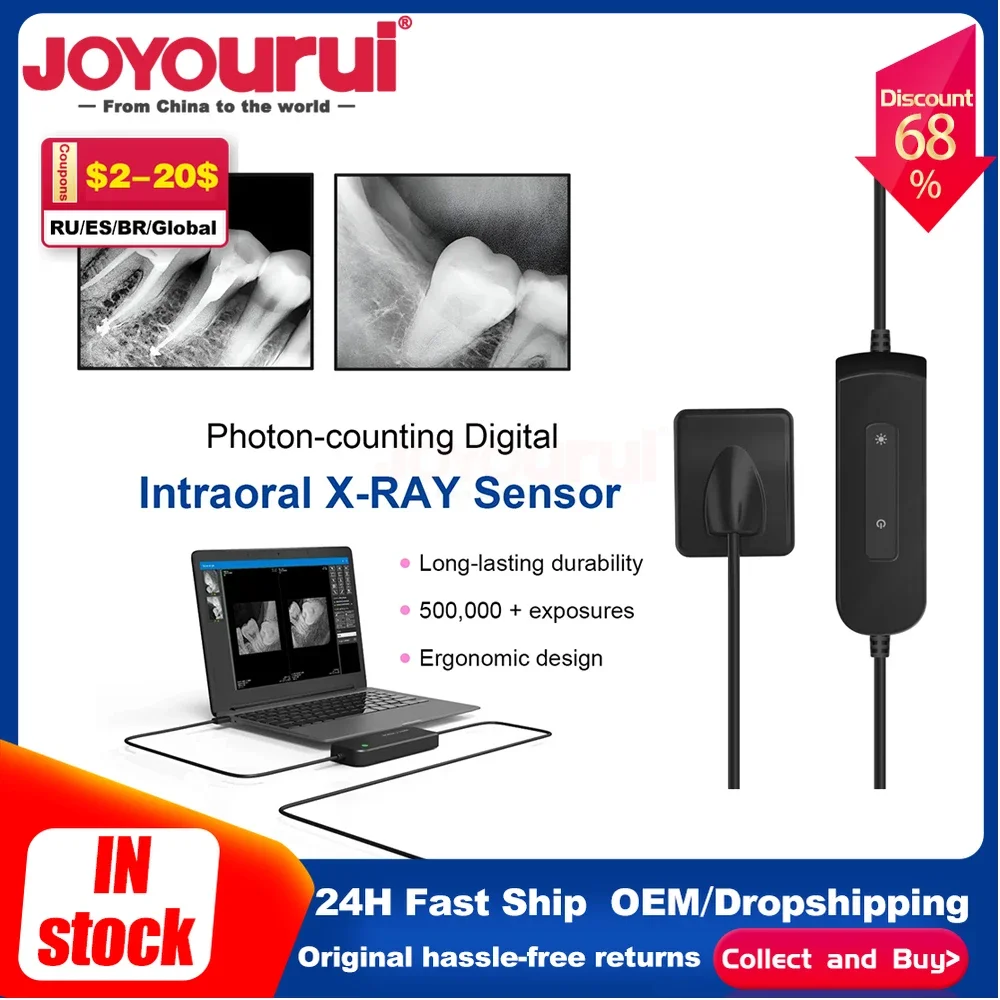 

Dental Sensor X-Ray R1R2 Radiovisiograph High-Frequency 13 Language Rx Digital Intraoral Digital System H D Image Dentistry Tool