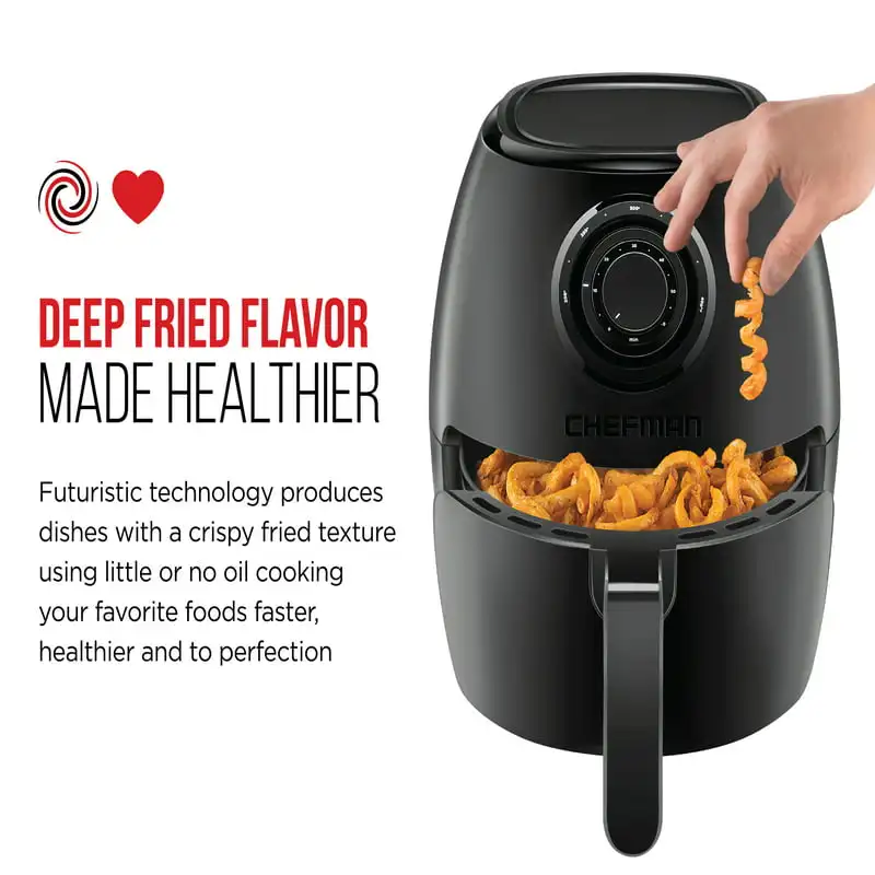 Quart Air Fryer, Stainless Steel, Dishwasher Safe Basket, BPA-Free, 60 Min  Timer,Black - AliExpress