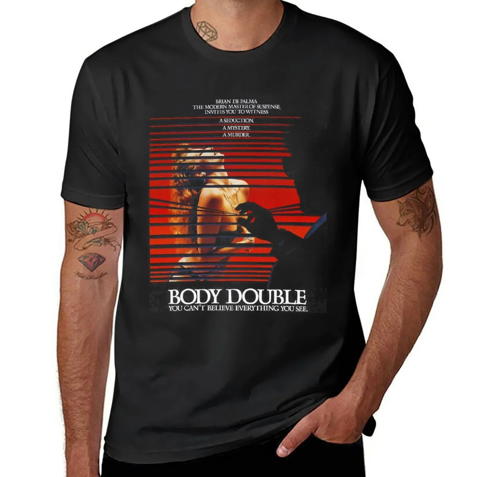 

New BODY DOUBLE T-Shirt Tee shirt graphic t shirts Oversized t-shirt mens workout shirts