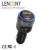 LENCENT FM Transmitter Car Bluetooth 5.1 Modulator WithType C PD 20W and QC3.0 18W Car Fast Charger MP3 Player Radio Car Kit