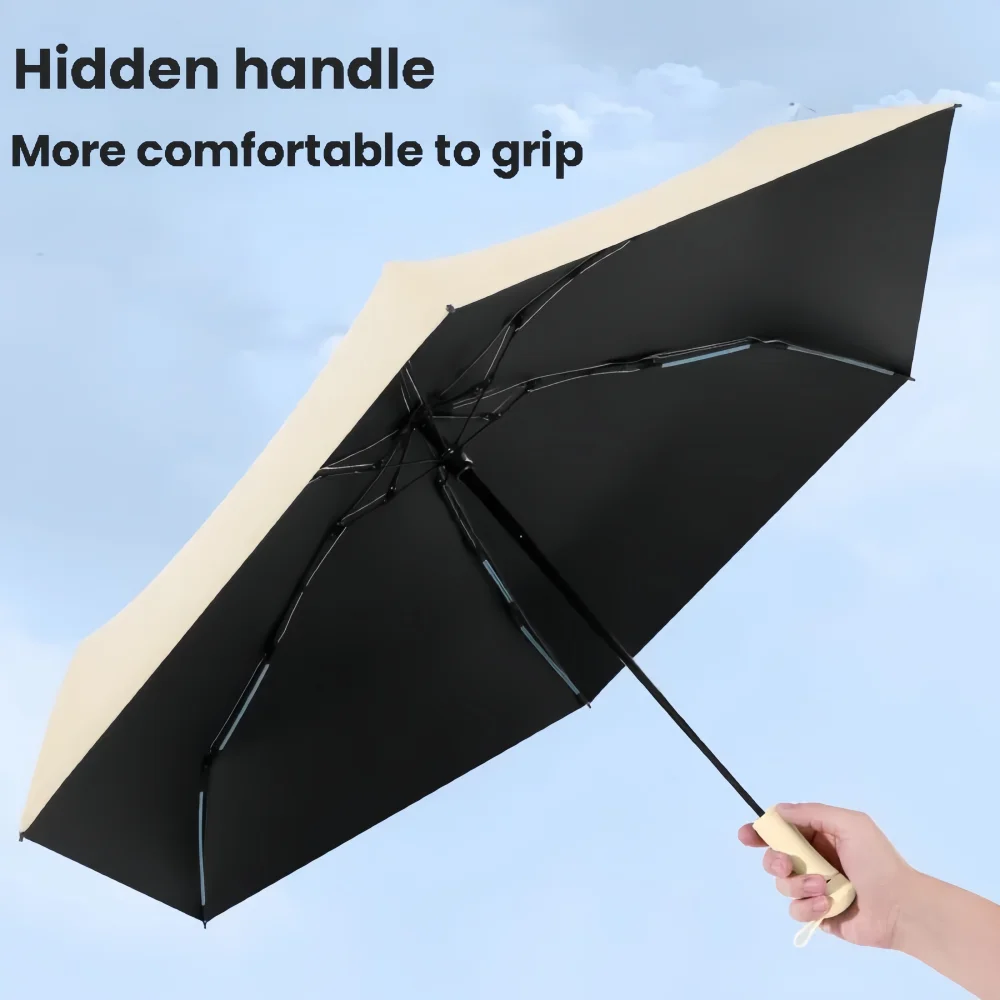 Compact Foldable Umbrella with UV Protection