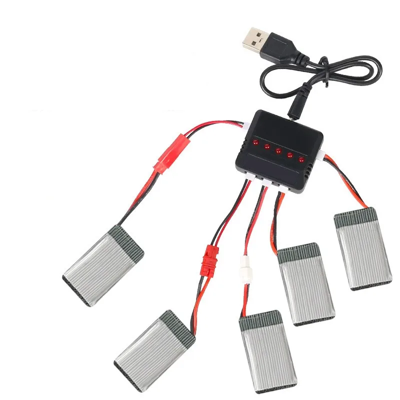 WLtoys RC Syma X5C X5SC   ǰ USB  , Hubsan X4 H107L H107C Lipo ͸ , 1 in 4