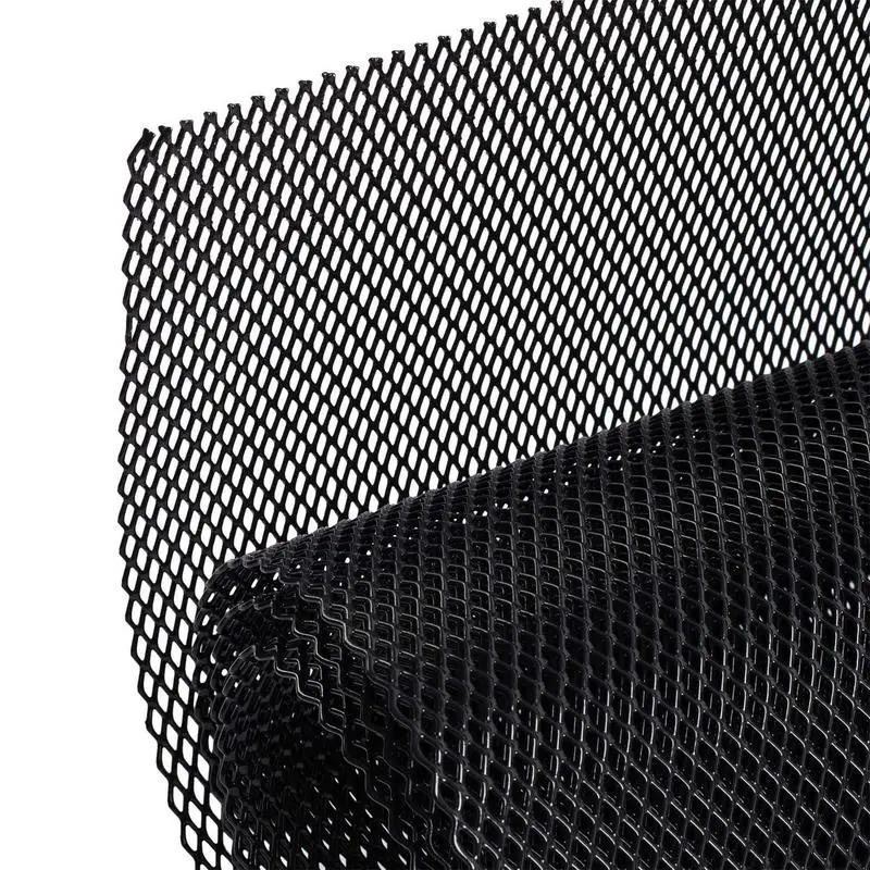 100x33cm Car Racing Grille Mesh Vent Car Tuning Grill Aluminum Automotive Grille Insert Bumper Vehicle Body Protective Tool car exterior accessories car grill mesh